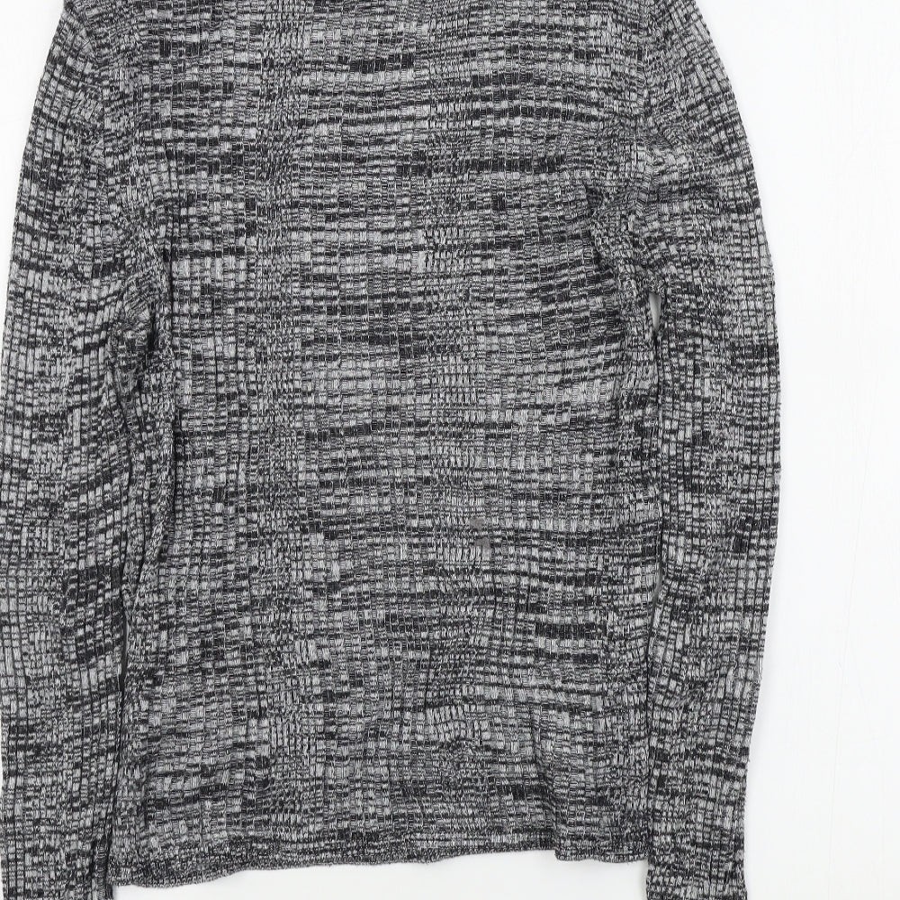 Womens UK Size 12 Topshop Grey Pullover Jumper