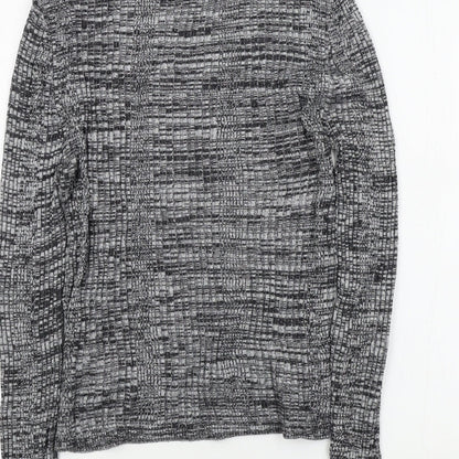 Womens UK Size 12 Topshop Grey Pullover Jumper