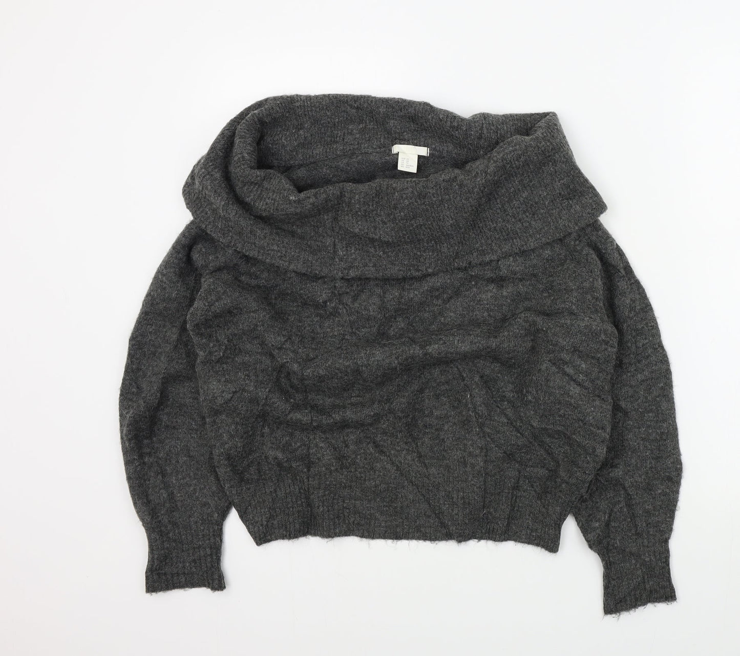 Womens UK Size S H&M Green Pullover Jumper