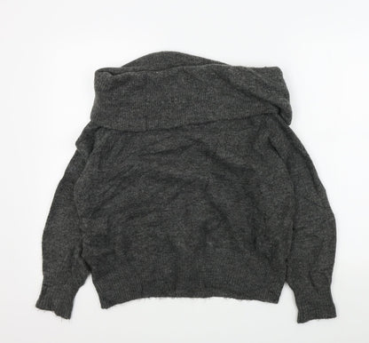 Womens UK Size S H&M Green Pullover Jumper