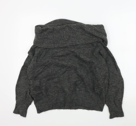 Womens UK Size S H&M Green Pullover Jumper