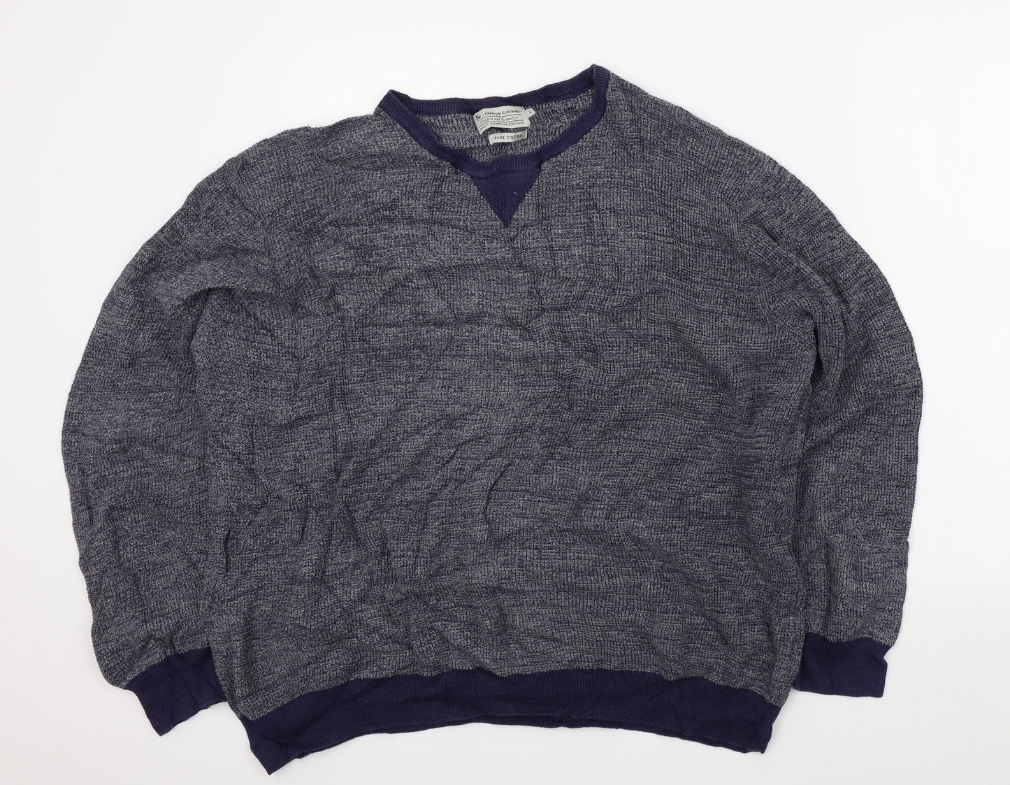 TU Mens Black   Pullover Jumper Size L