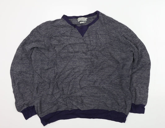 TU Mens Black   Pullover Jumper Size L