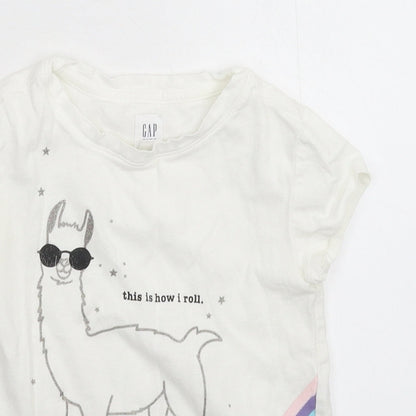 Gap Boys White   Basic T-Shirt Size XS