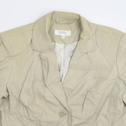 Womens UK Size 14 Marks and Spencer Grey Jacket