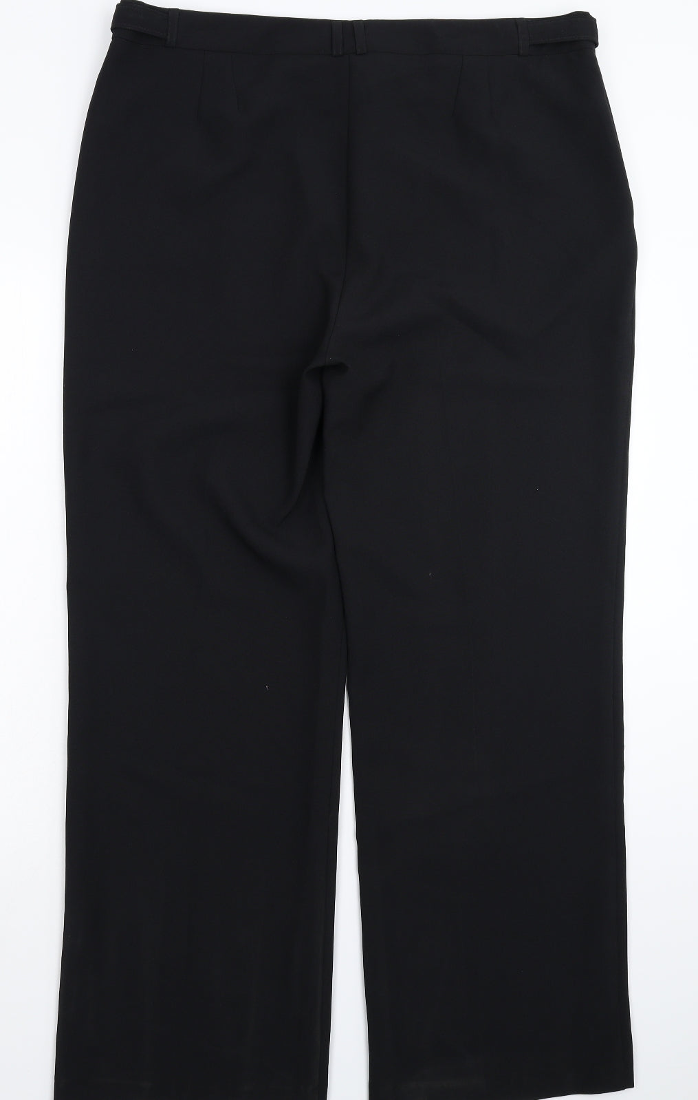 Womens UK Size 18 Peacocks Regular Fit  Black Trousers