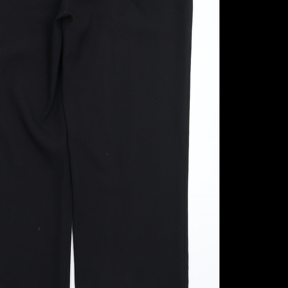 Womens UK Size 18 Peacocks Regular Fit  Black Trousers