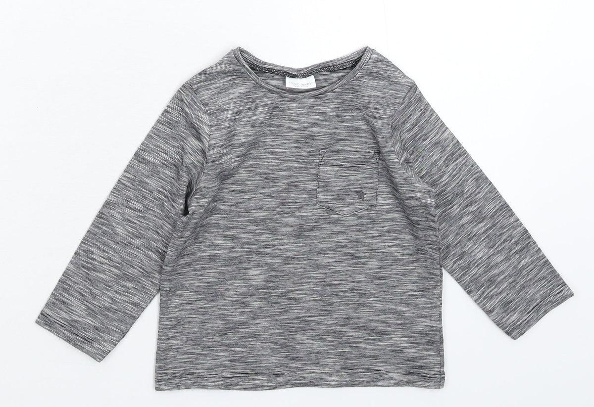 NEXT Baby Grey   Basic T-Shirt Size 12-18 Months