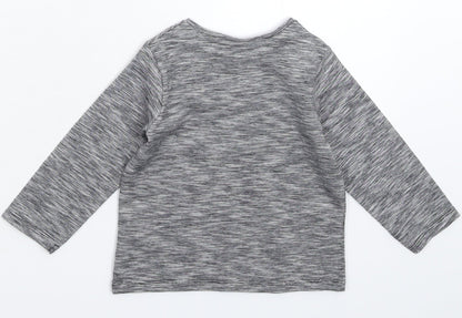 NEXT Baby Grey   Basic T-Shirt Size 12-18 Months