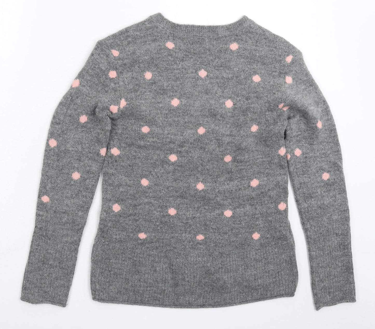Womens UK Size XS H&M Grey Pullover Jumper