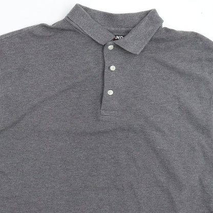 Kirkland Mens Grey    Polo Size M