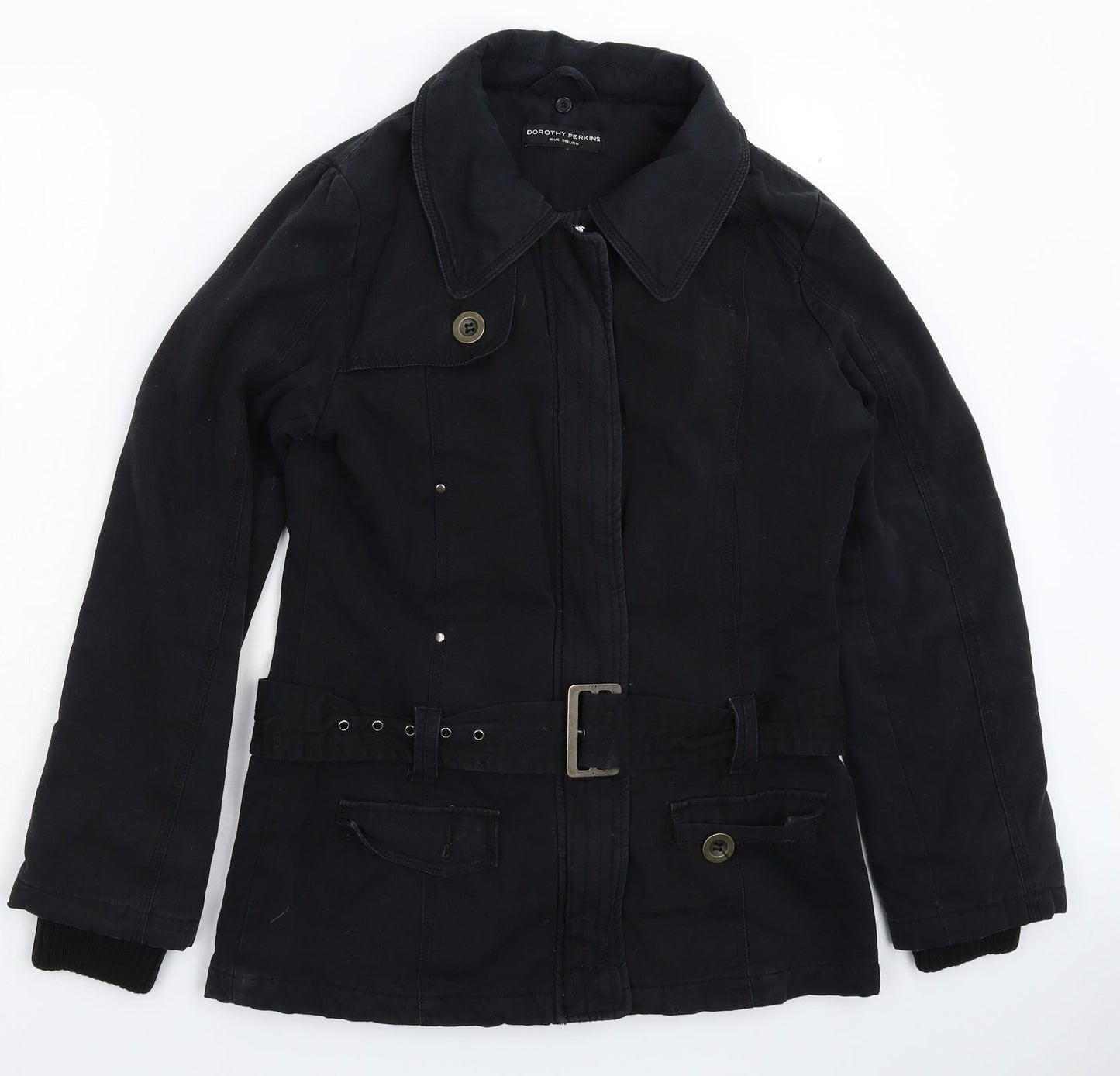 Womens UK Size 10 Dorothy Perkins Black Jacket