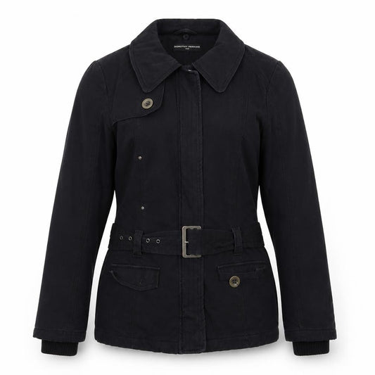 Womens UK Size 10 Dorothy Perkins Black Jacket