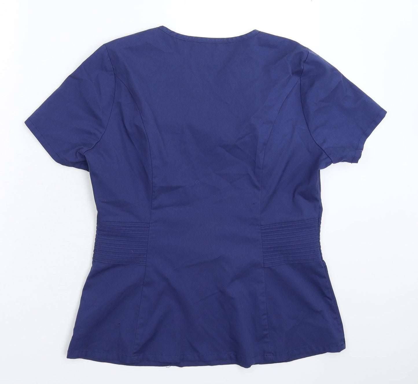 Womens UK Size 10 Preworn Blue Basic T-Shirt