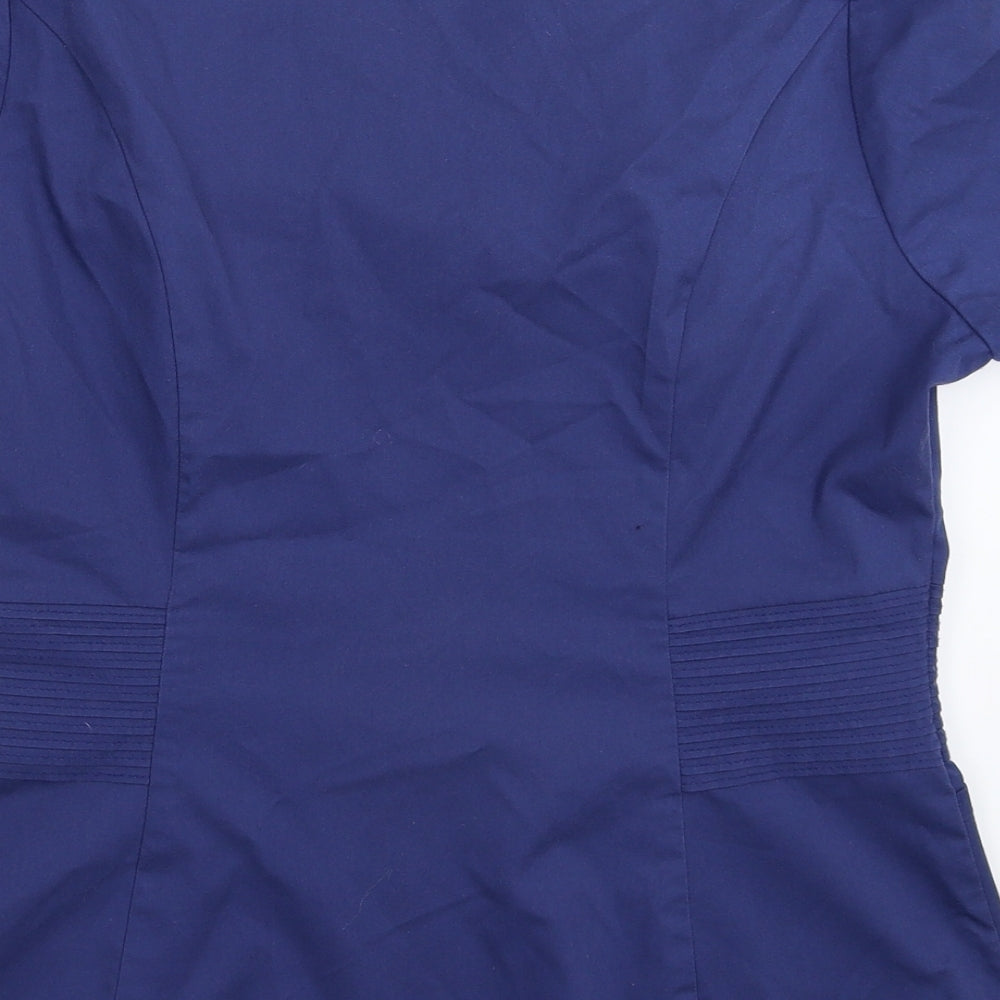 Womens UK Size 10 Preworn Blue Basic T-Shirt