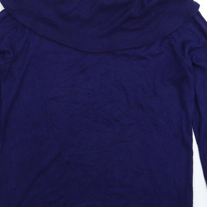 Womens UK Size 10 Very Blue Pullover Jumper