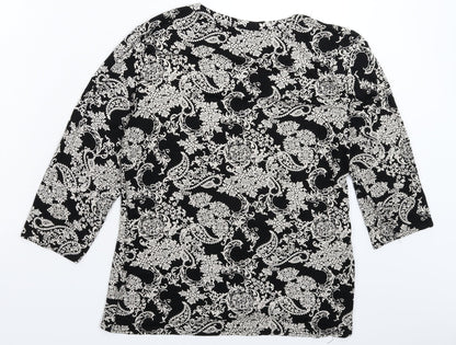 CMD Womens Black   Basic T-Shirt Size 14