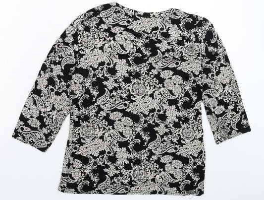 CMD Womens Black   Basic T-Shirt Size 14