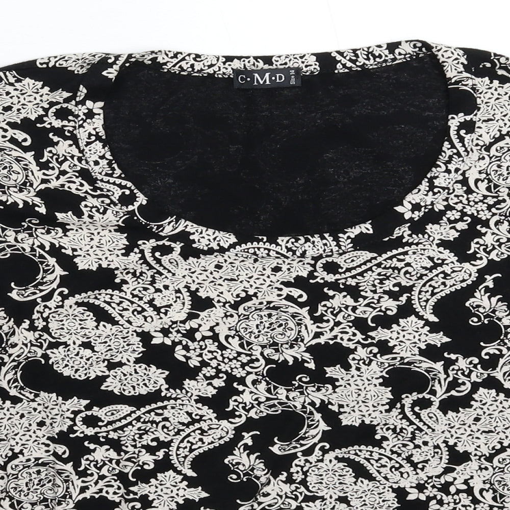 CMD Womens Black   Basic T-Shirt Size 14