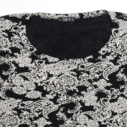 CMD Womens Black   Basic T-Shirt Size 14