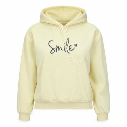 Womens Yellow   Pullover Hoodie Size S
