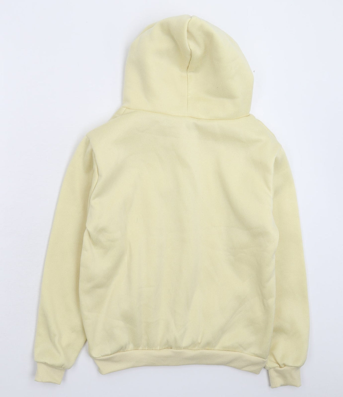 Womens Yellow   Pullover Hoodie Size S