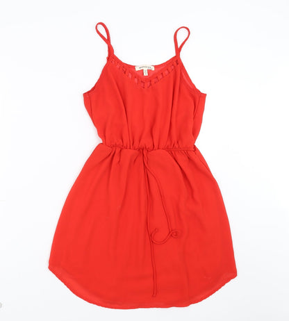 Monteau Womens Red   Fit & Flare  Size S