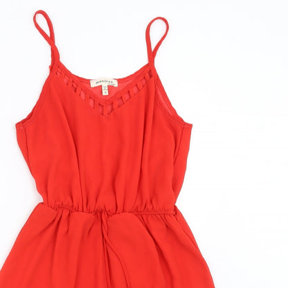 Monteau Womens Red   Fit & Flare  Size S