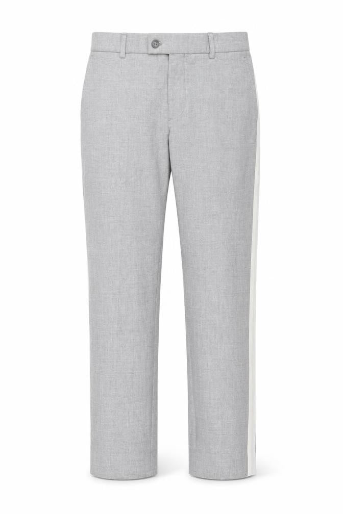boohooMAN Mens Grey Trousers Size 28 in L27 in