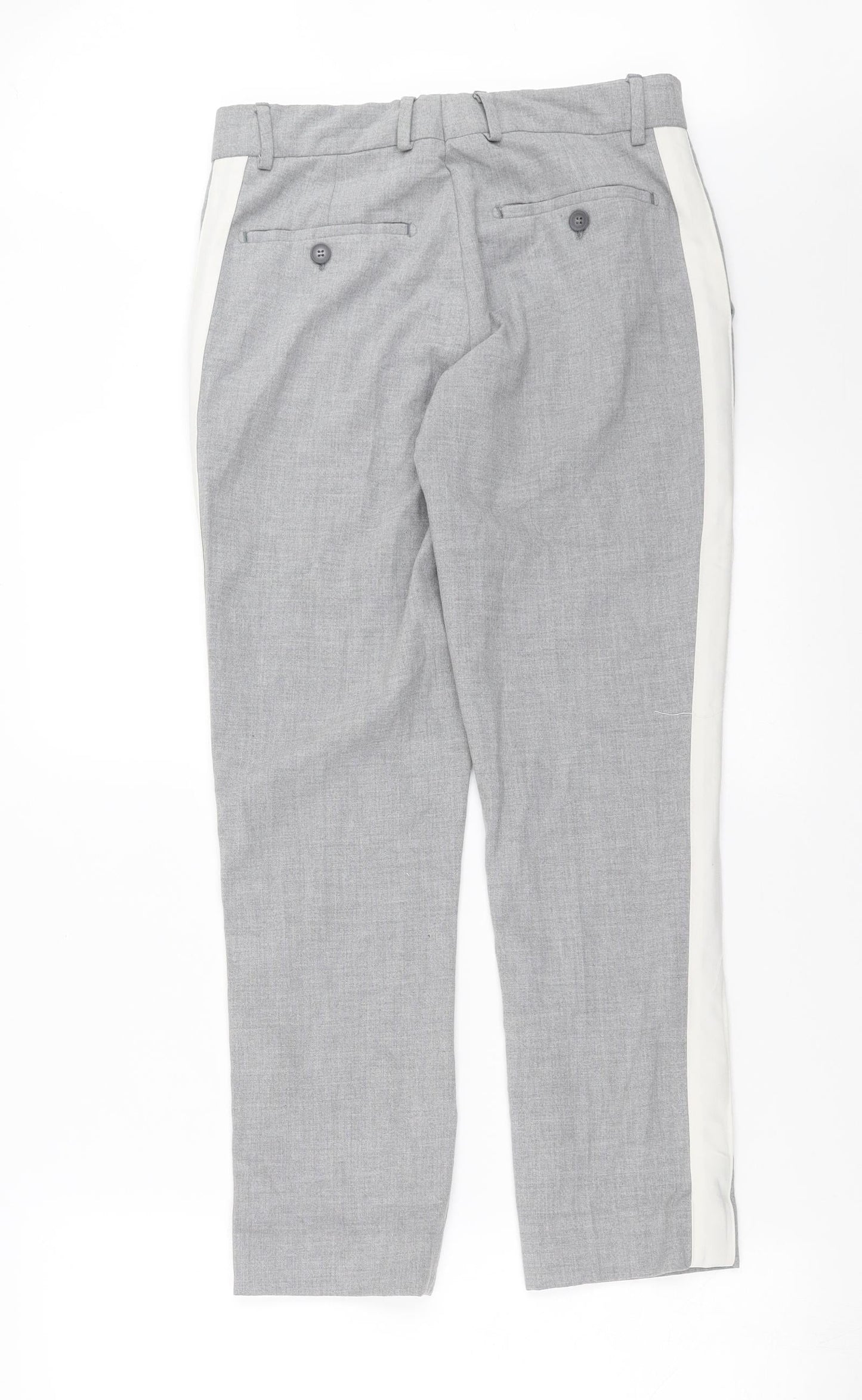 Mens UK Size 28 in Boohoo man Regular Fit  Grey Trousers