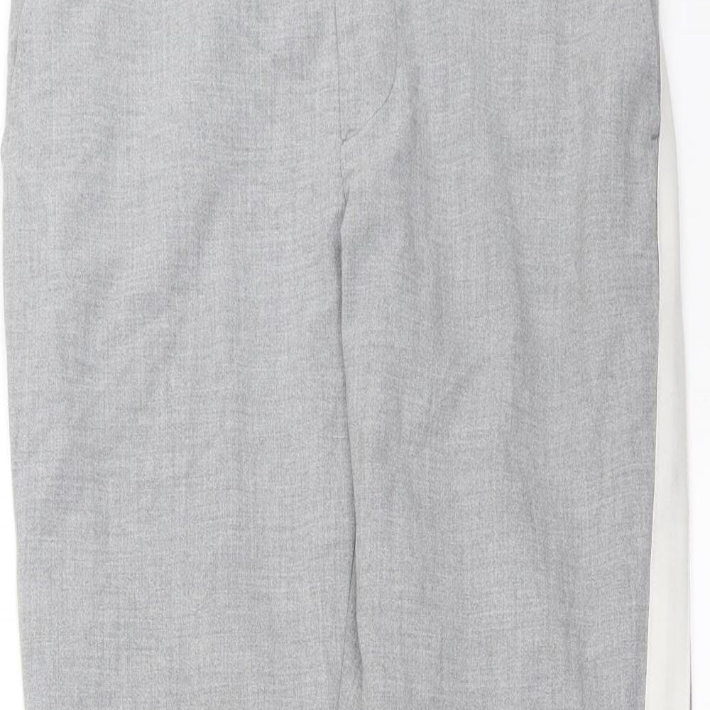 Mens UK Size 28 in Boohoo man Regular Fit  Grey Trousers