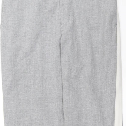 Mens UK Size 28 in Boohoo man Regular Fit  Grey Trousers