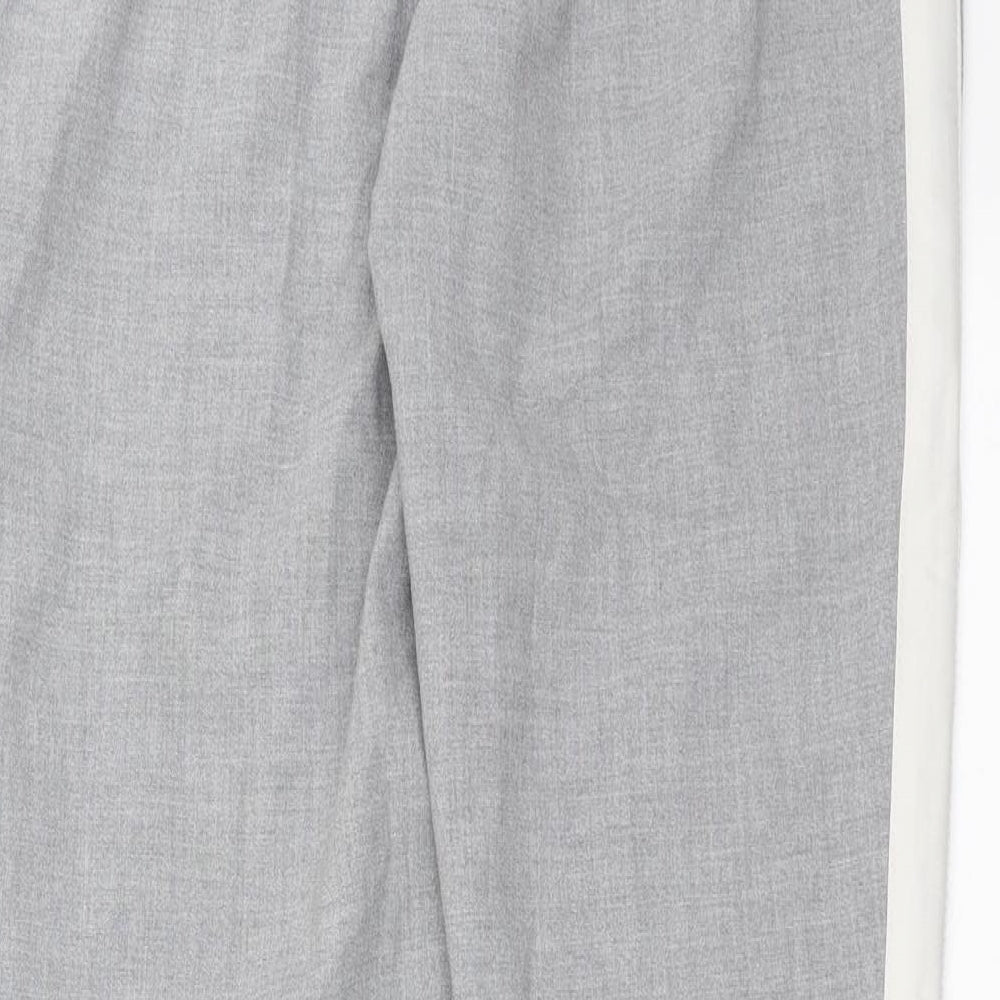 Mens UK Size 28 in Boohoo man Regular Fit  Grey Trousers