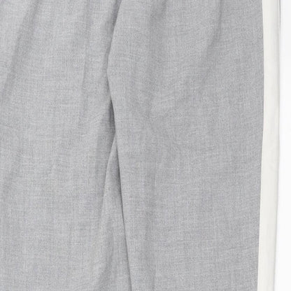 Mens UK Size 28 in Boohoo man Regular Fit  Grey Trousers