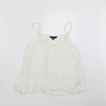 Womens UK Size 8 New Look Ivory Camisole Blouse