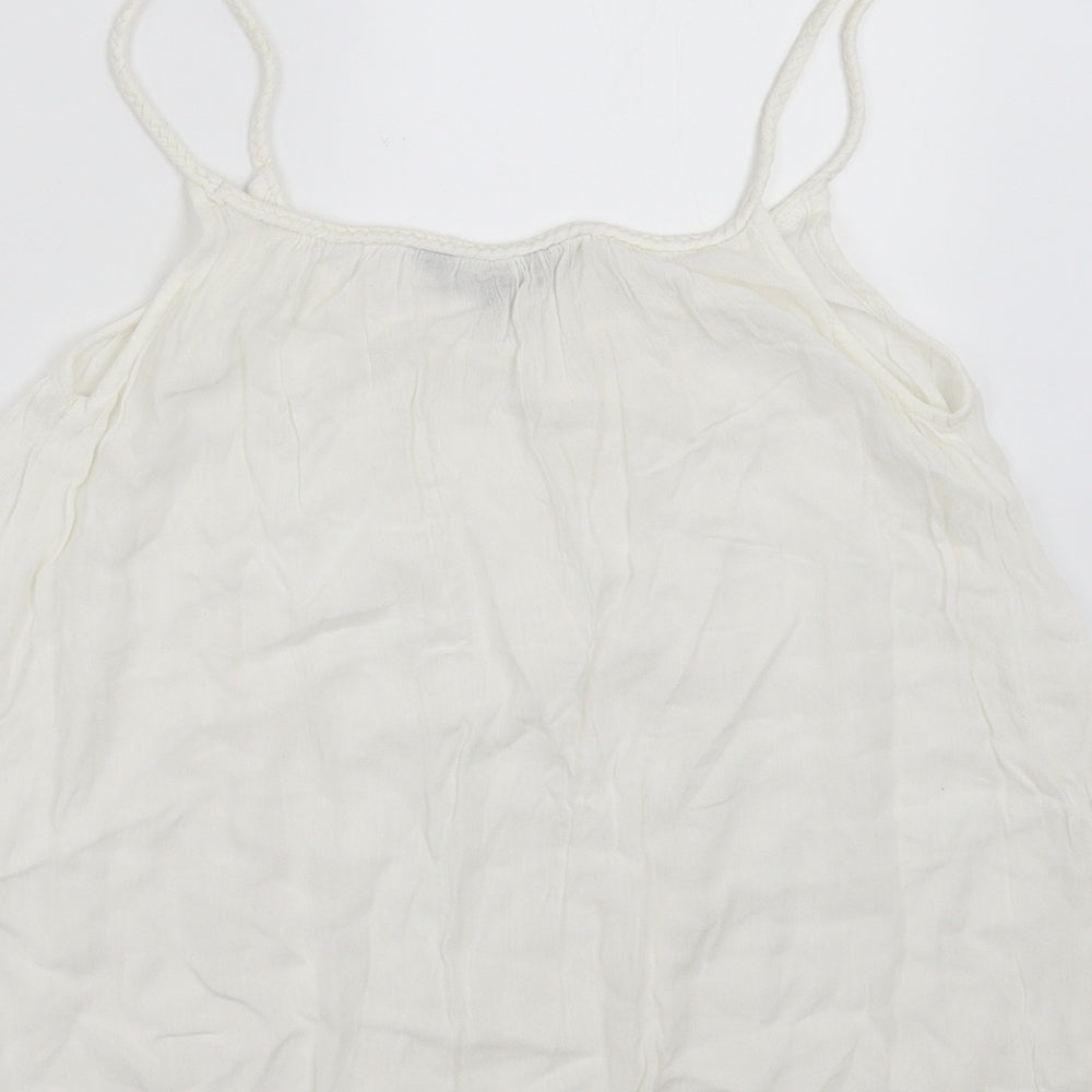 Womens UK Size 8 New Look Ivory Camisole Blouse