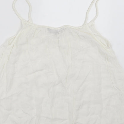 Womens UK Size 8 New Look Ivory Camisole Blouse