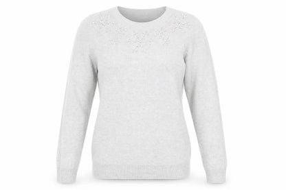 Womens UK Size 10 Dorothy Perkins Grey Pullover Jumper