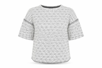 Womens UK Size 12 Topshop Grey Pullover Jumper