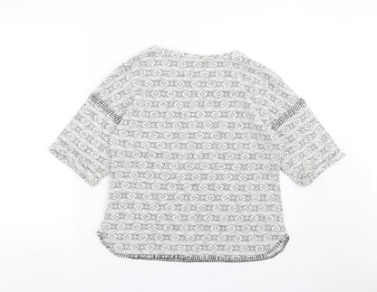 Womens UK Size 12 Topshop Grey Pullover Jumper