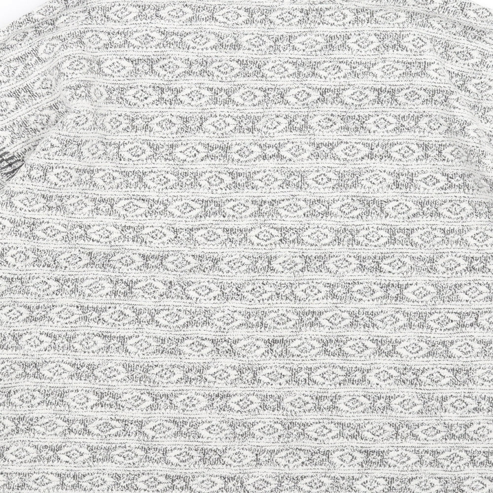 Womens UK Size 12 Topshop Grey Pullover Jumper