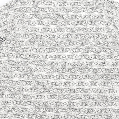 Womens UK Size 12 Topshop Grey Pullover Jumper