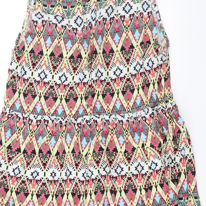 Divided by H&M Womens Multicoloured Geometric  Tank Dress  Size 12