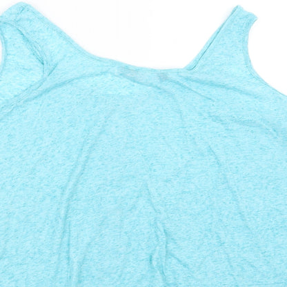 Womens UK Size 12 New Look Blue Basic Blouse