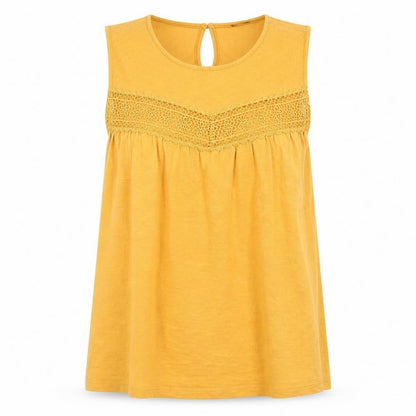 Womens UK Size 12 New Look Orange Basic T-Shirt
