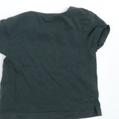 George Girls Black   Basic T-Shirt Size 2-3 Years  - kindness is powerful