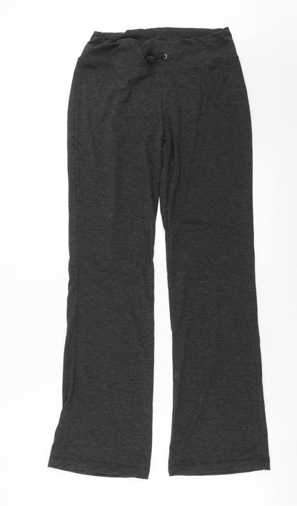 Womens UK Size L Preworn Regular Fit  Grey Trousers
