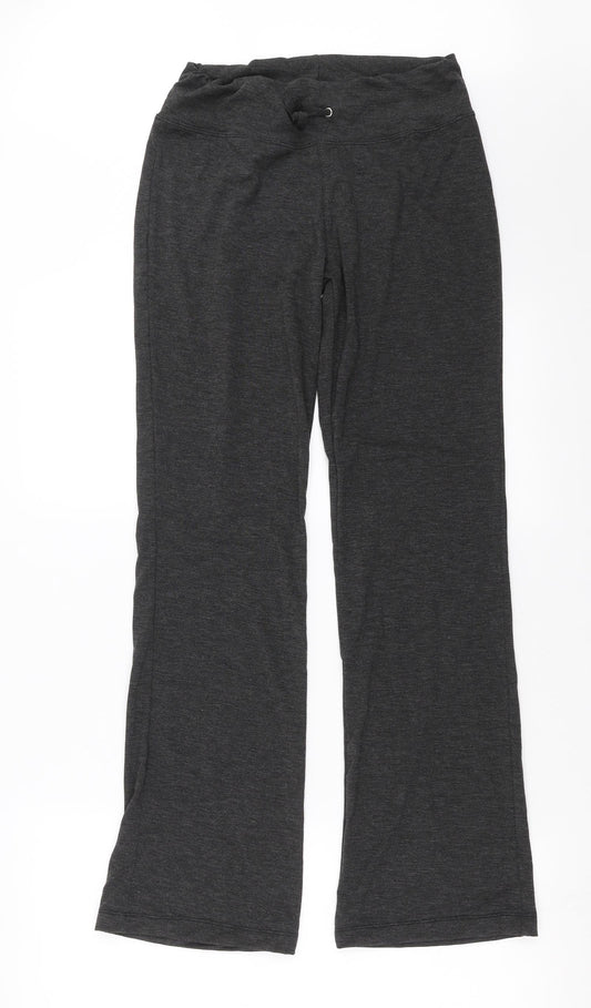 Womens UK Size L Preworn Regular Fit  Grey Trousers
