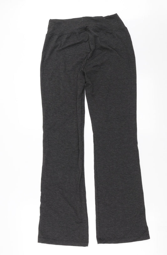 Womens UK Size L Preworn Regular Fit  Grey Trousers