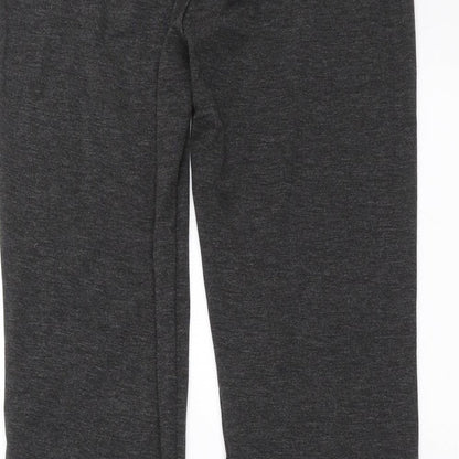 Womens UK Size L Preworn Regular Fit  Grey Trousers